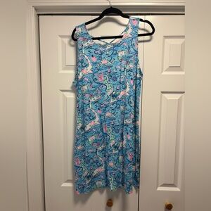 Lilly Pulitzer Kristen Swing “Bali Blue Lilly Loves Cape Cod” size XXL